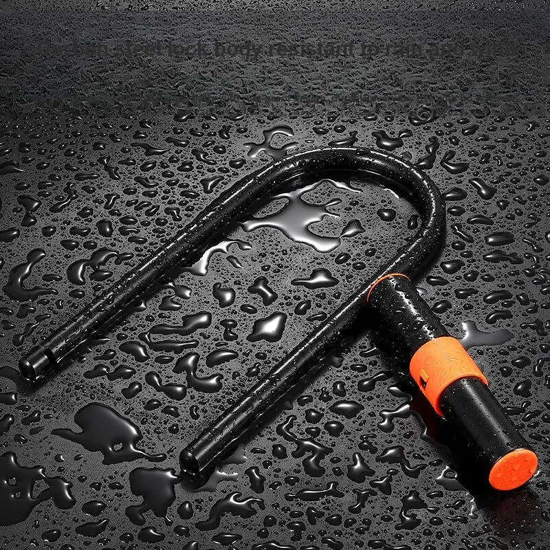 WEST BIKING Bicycle Locks Anti Pick, Waterproof, Rust Proof Protective U Lock-4