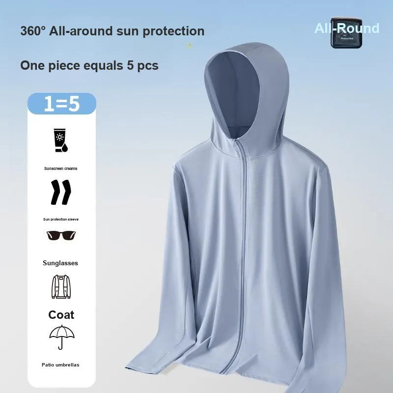 Tonlion Sun Protection Clothing Unisex-11