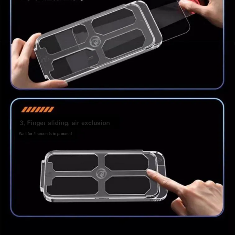 First Guard Hd Work For IPhone11/12/13/14/15 Dust Free Storage Automatic Screen Protector Tool Mobile Phone Film-2