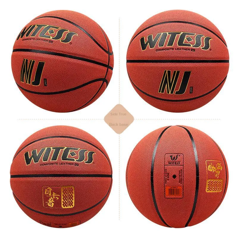 WITESS PU Basketball LA766 Brick Red Size 7 Ball Training Unisex-13