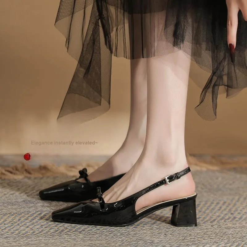 TATAYA Chunky Heel High Heels 5cm Women's-12