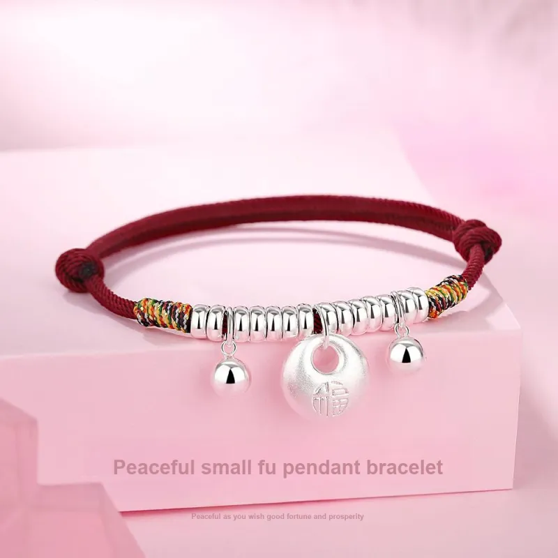 7℃ 999 Fine Silver Bracelets Unisex-3