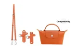 Adjustable Shoulder Strap 94-114cm+Free Perforated (Carrot Silver-Tone Buckle)