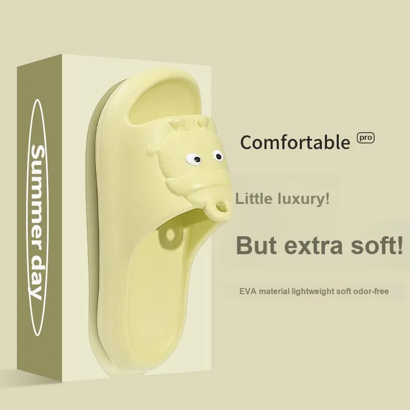 Foot Recreation Cartoon Summer Platform Home Comfortable Soft Sole 'Step in' Bathing Slippers-21