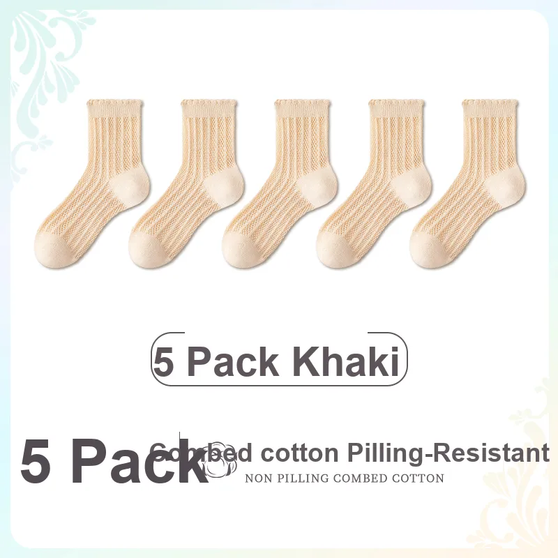 ROBINHOOD Mid Calf Socks Women's 5 Pack-31