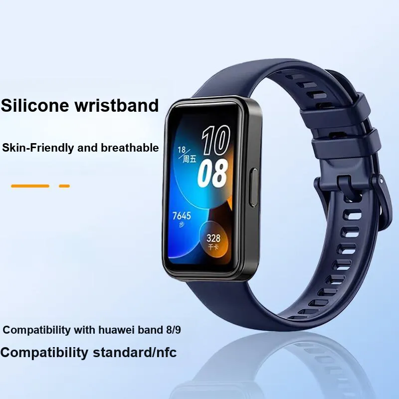 CHUANGYIDA Huawei Compatibility Watch Band 130~250mm Silicone Material-18