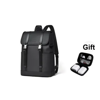 SEPTWOLVES Synthetic Leather Backpack Men's Gunmetal