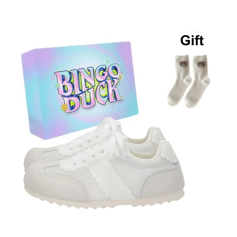 BINGO DUCK Slip Resistant Skateboard Shoes Women's-5