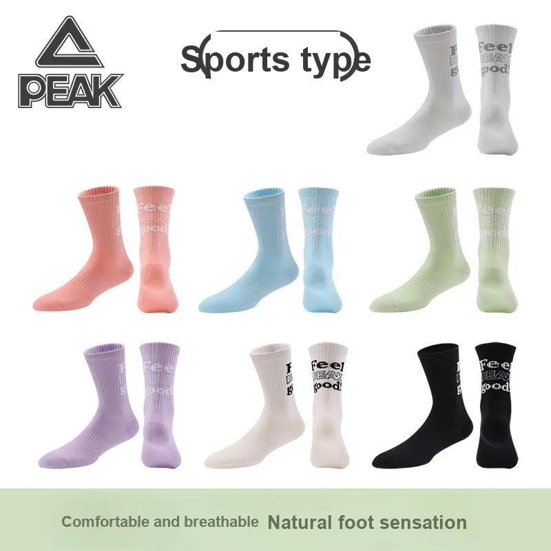 PEAK Knee High Socks Unisex Combo Set Multicolor-3