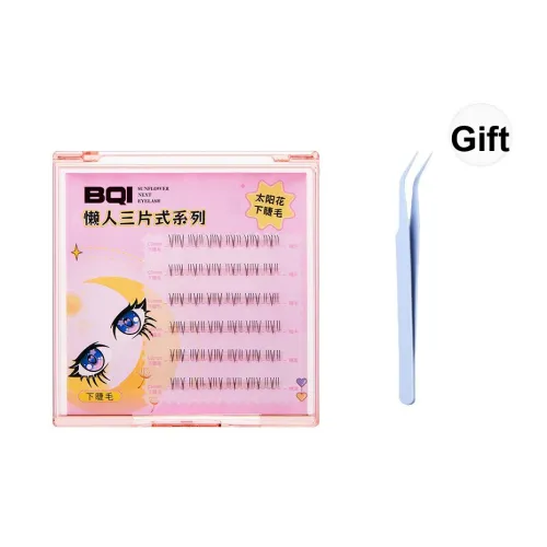 BQI Lazy Трёхкомпонентные накладные ресницы Sunflower Single Cluster