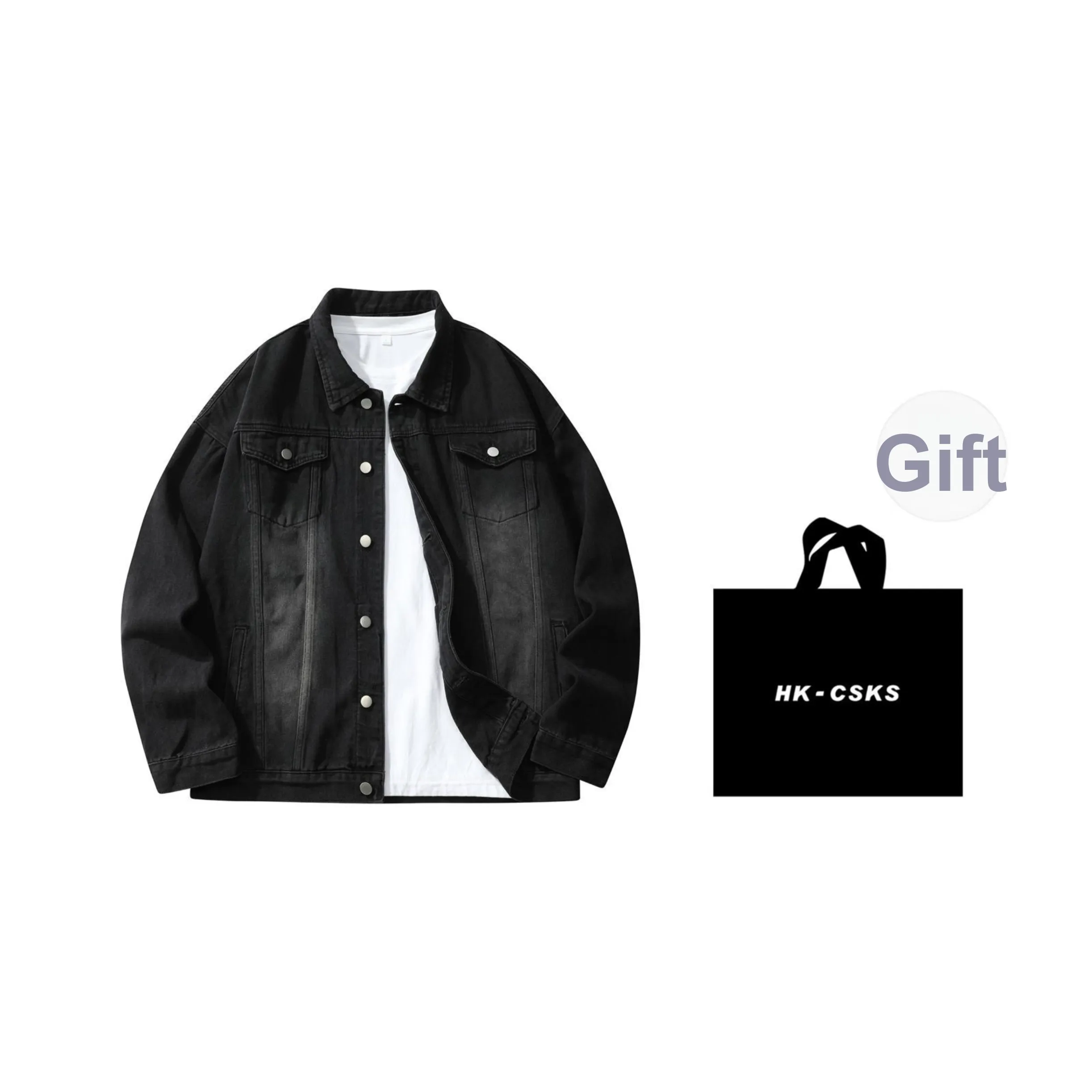 CSKS Унисекс Джинсовые Куртки