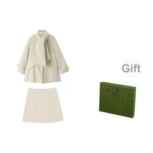 DITB Белый Женский Комплект с Юбкой