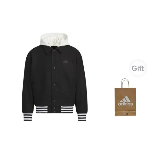 Adidas Jackets Men Black Gift Bag