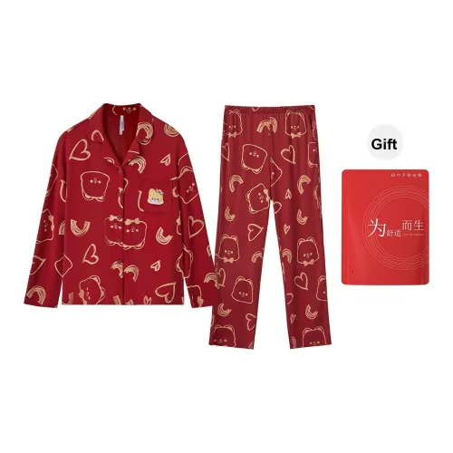 Red Beans At Home Пижамный комплект Женская Сумка для покупок