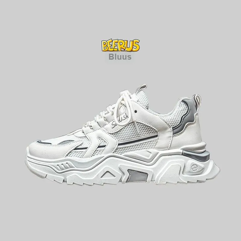 Beerus Slip Resistant And Breathable Low Top Chunky Sneakers Men's-2