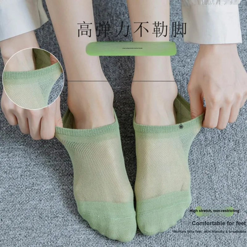 AUGUST No Show Socks Women's 5 Pack-6