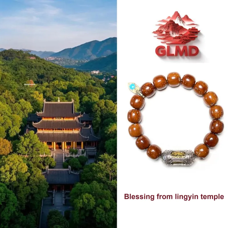 GLMD Peach Pit Rich Overnight Beaded Bracelet Unisex-3