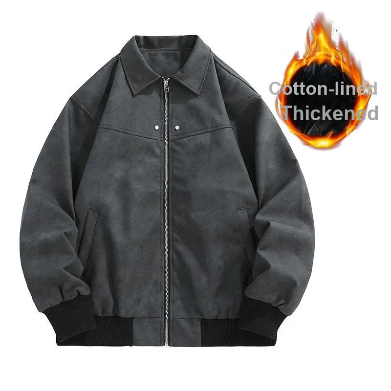 MM Leather Jacket Fall Winter Unisex-11