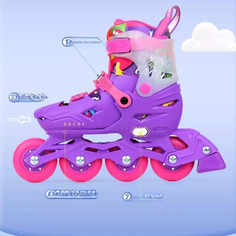 FLYING EAGLE Inline Skates Kids' Pink Purple-2