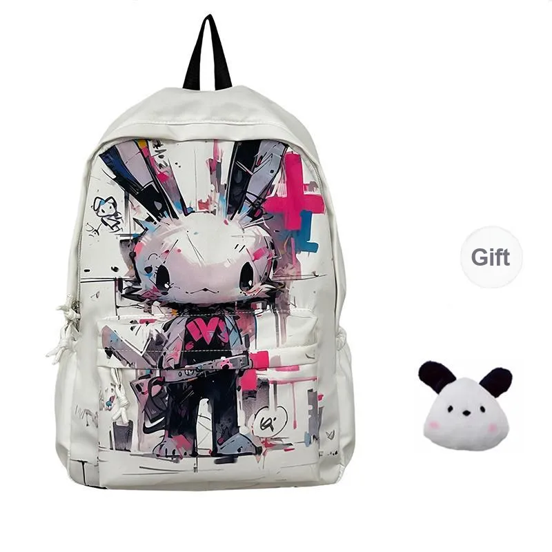 PAIBLOKS Nylon Backpack Regular Unisex Multicolor-9