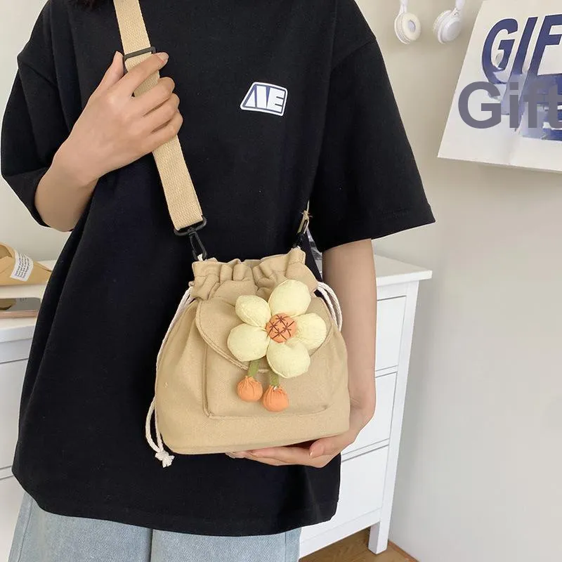 PINK·LAND Canvas Shoulder Bag Women's-15