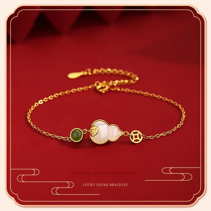 Gramda Bracelets Pale Greenish White Jade Women's-1