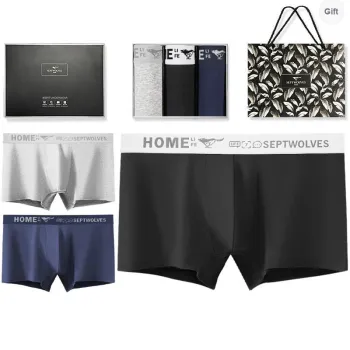 SEPTWOLVES Underwear Gift Box Men's 3 Pack+Shopping Bag