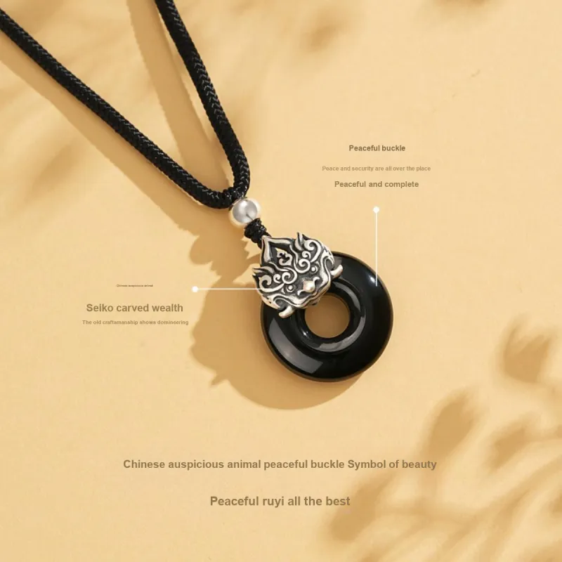 SEVEN COOK Agate Necklaces Men's-2