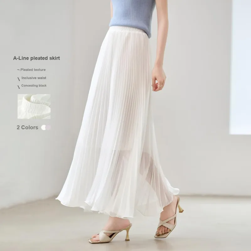 SENTUBILA Casual Long Skirt Women's-2