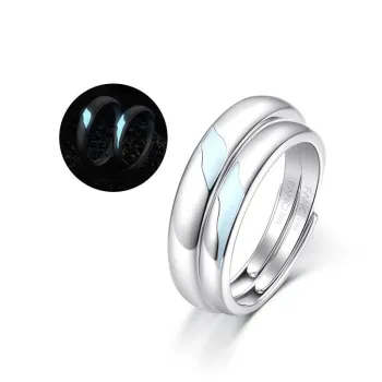 FANCI S925 Silver Enamel Rings Unisex