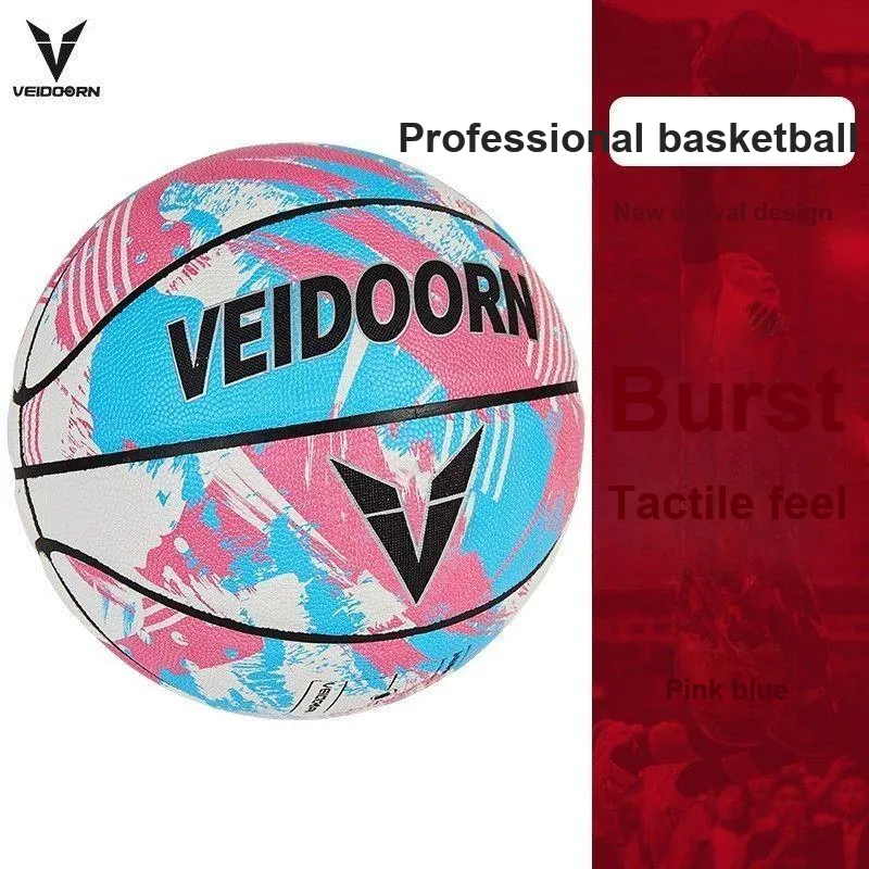 VEIDOORN PU Basketball Size 7 Size 6 Size 5 Size 4 Match Unisex-2