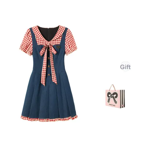 FABRIC PIG Короткий рукав платье женское