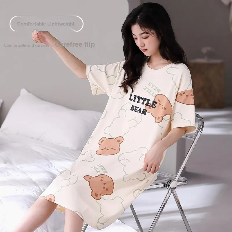 MADALLO Nightgown Women's Light Brown-5