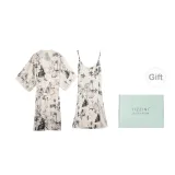 Gift Box Sets - Watercolor Lakefront Robe 2-Piece Set