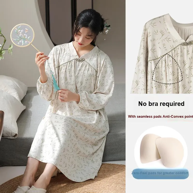 Lan Miao Long Sleeved Dress Women's-2