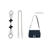 Chambray White Clover (Black Four-Leaf Clover+O Chain)