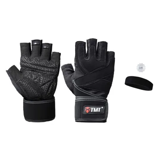 TMT Fitness Gloves Unisex Moisture Wicking Headband