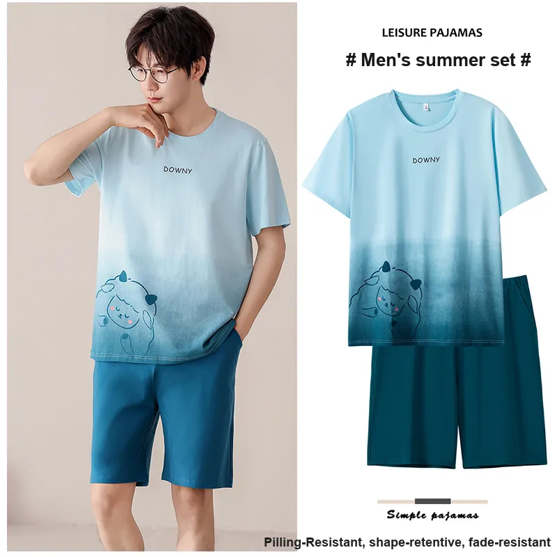 YUZHAOLIN Pajama Set Men's 2 Piece Set-1