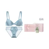 Gray Blue[Silk Hair Tie Gift Box Set]