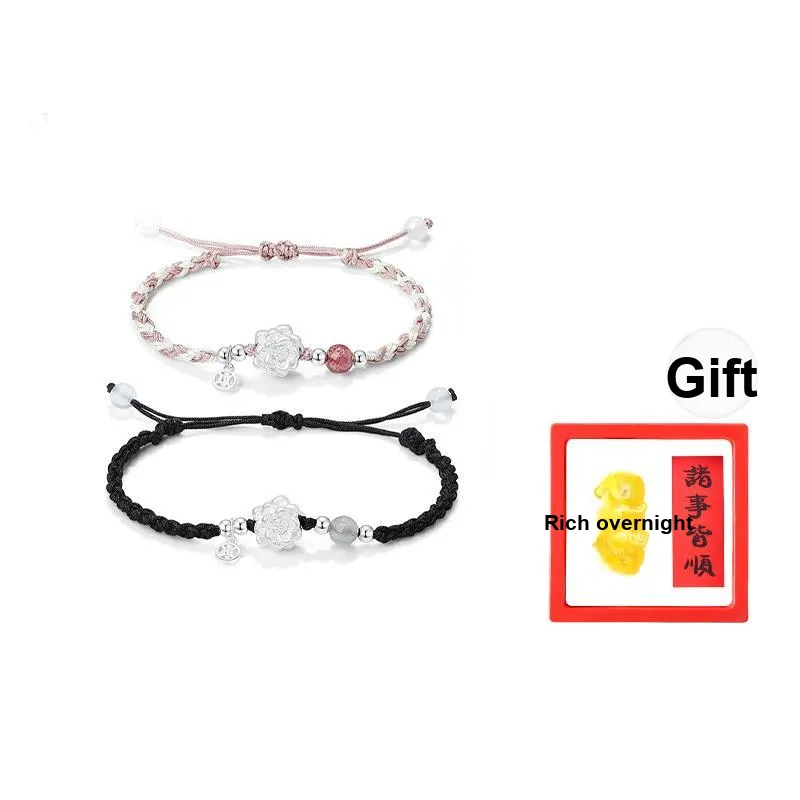 Chongqing Gold Store 999 Fine Silver Bracelets Women's