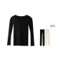 A Milk Leather Jacket (Night Black) with Warm Skin Undertone Technology/Airy Touch/High-Rebound Fiber