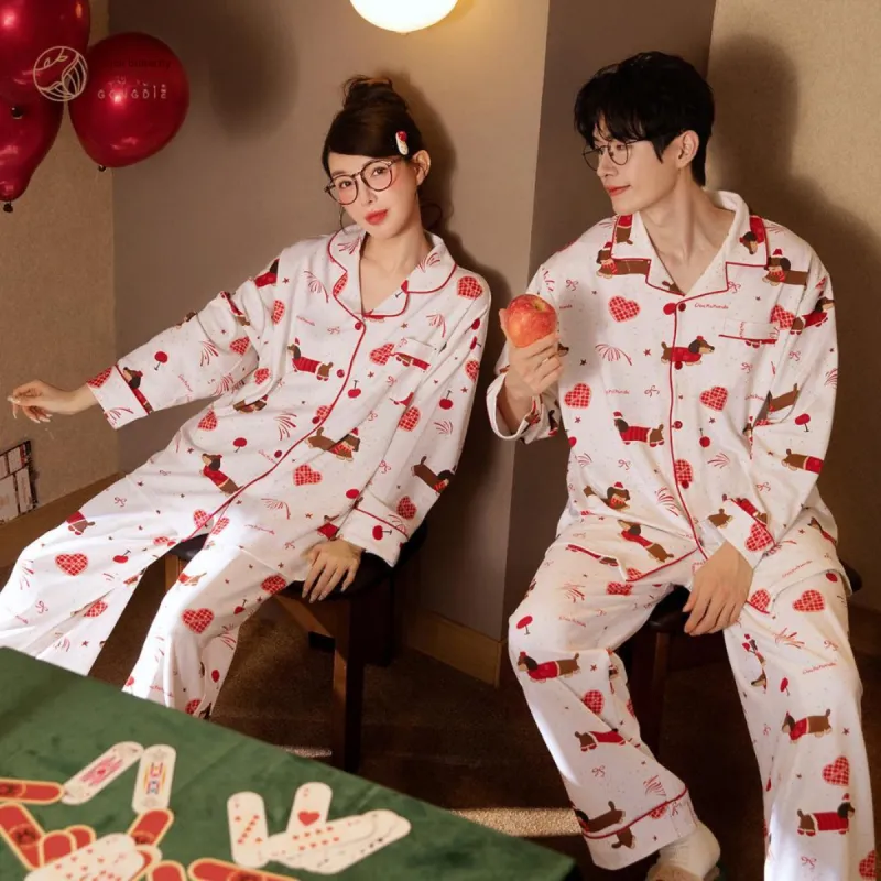 Gongdie Pajama Set Unisex White-4