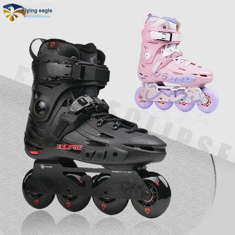 FLYING EAGLE Inline Skates Unisex Black Red-1