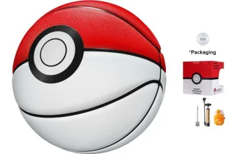 VEIDOORN x Pokemon PU Basketball Red White Size 1 Training Unisex