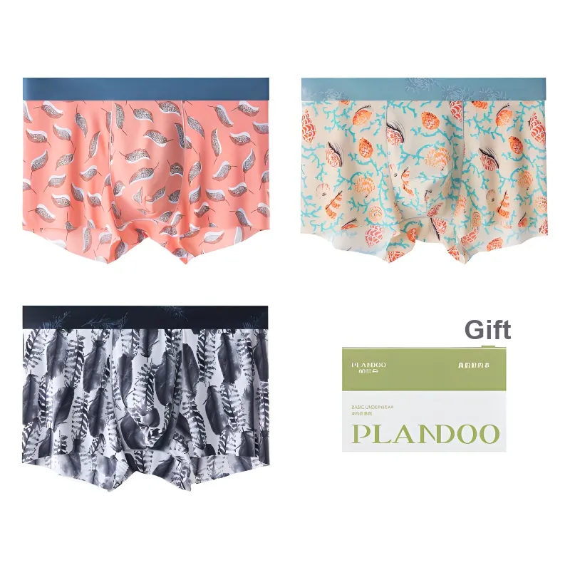 PLANDOO Underpants Men's Shopping Bag 3 Pack-35