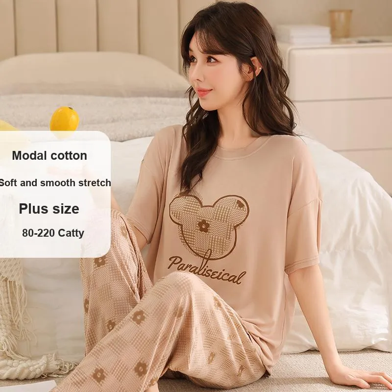 MADALLO Pajama Set Women's Khaki-3