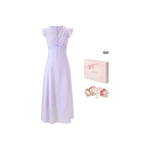 ACAINES Короткое платье с короткими рукавами женское