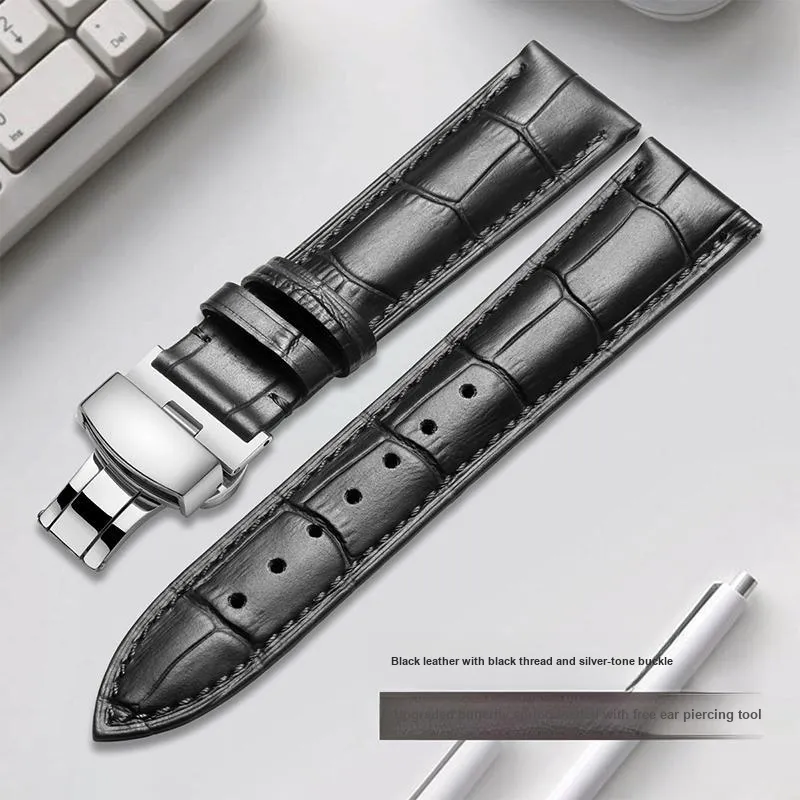 ZHISHENG MIDO DW Tissot Casio Omega CK Compatibility Watch Band 12~24mm Genuine Leather Material-20