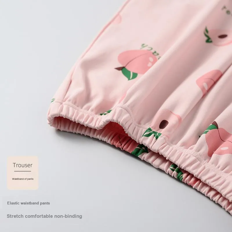 The Story Of The Flower Season Pajama Set Women's Lotus Color-4
