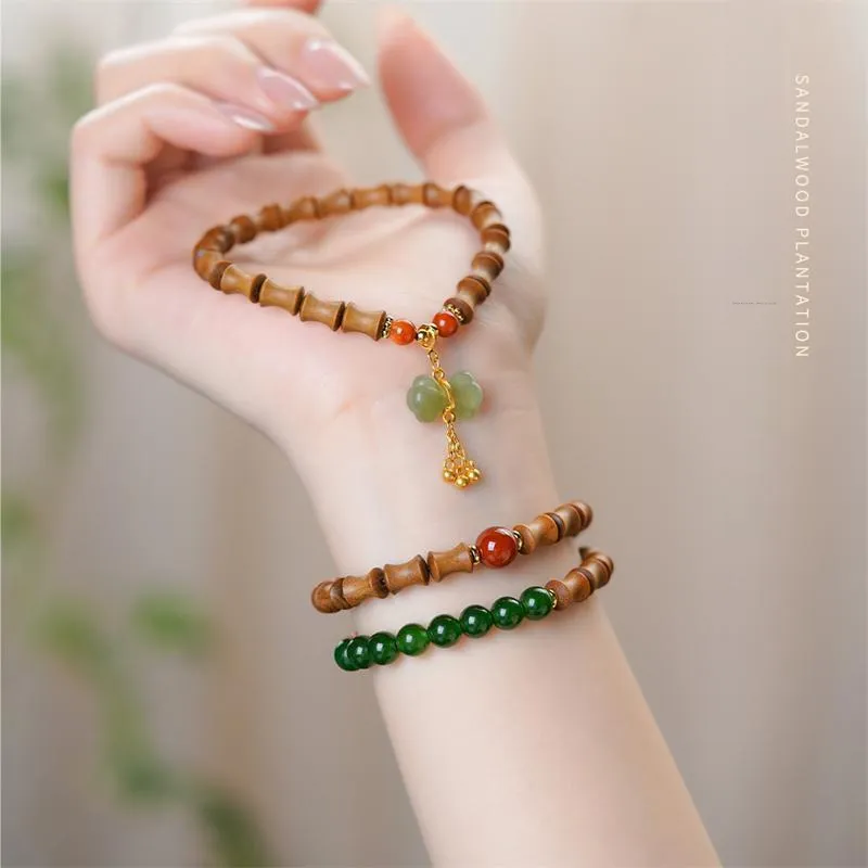 DALONG Old Mountain Sandalwood Bracelets Unisex-4